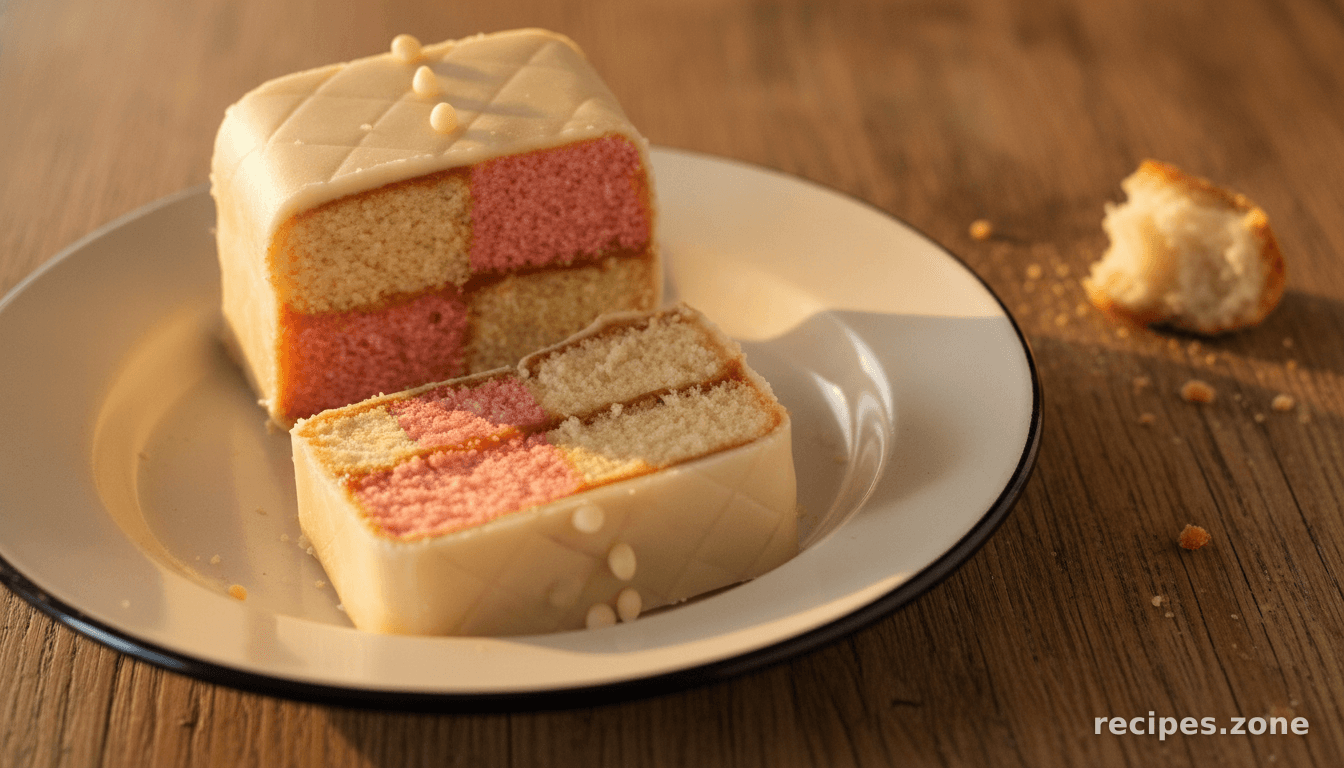 Traditional Battenberg Cake