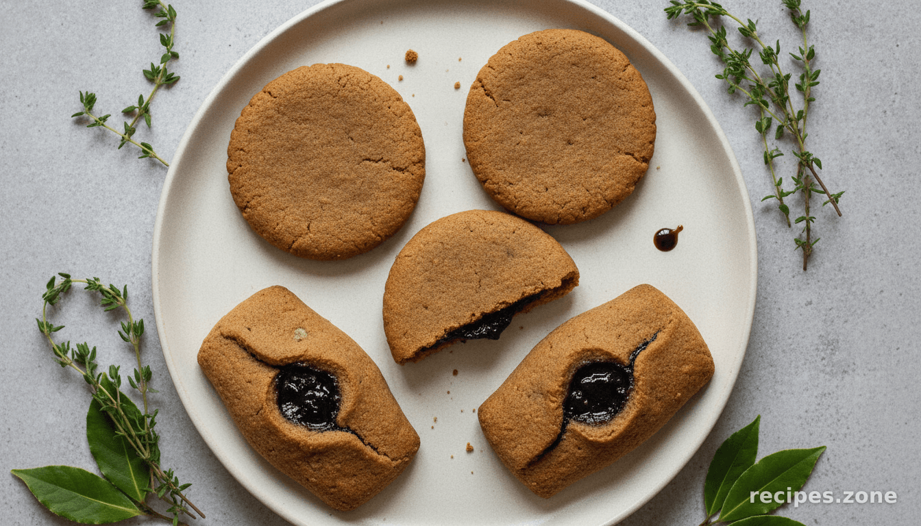 Sweet and Spicy Blueberry Molasses Jam Cookies (Gluten Free Too!)