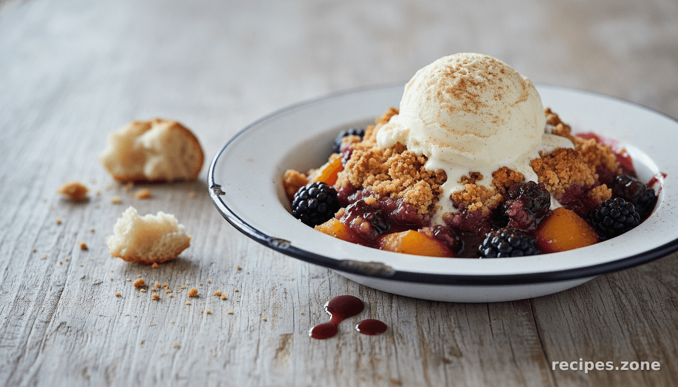 Blackberry Peach Betty