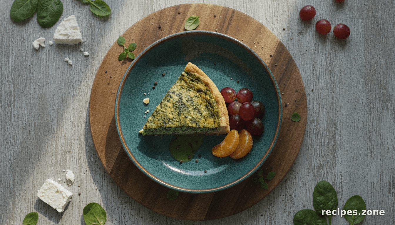 Chavrie Spinach Quiche