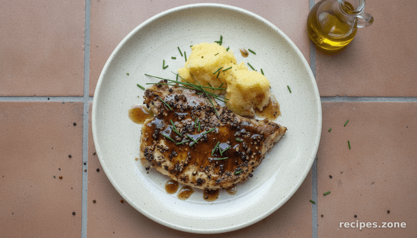 Glazed pork chops