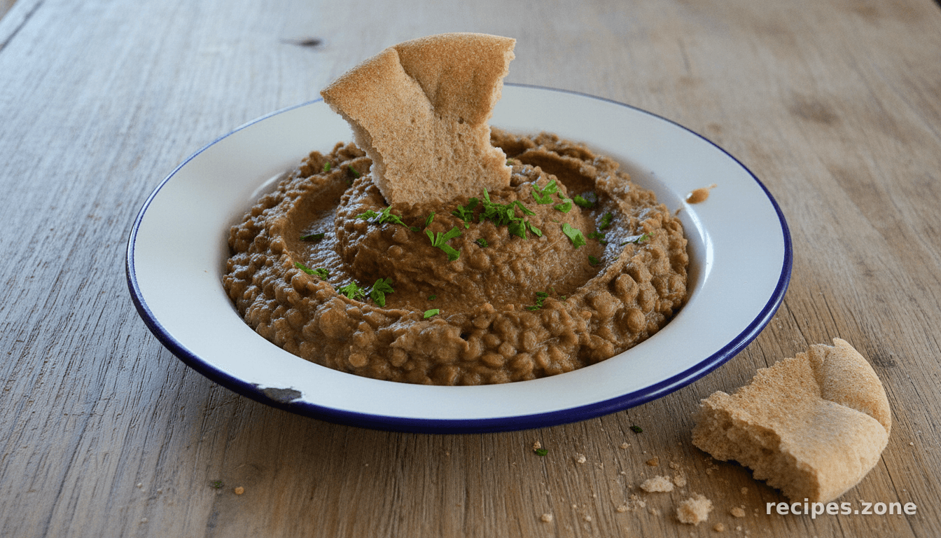 EASY, CUMIN-LENTIL SPREAD