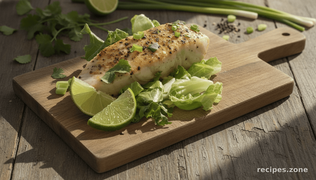 Cilantro Lime Halibut