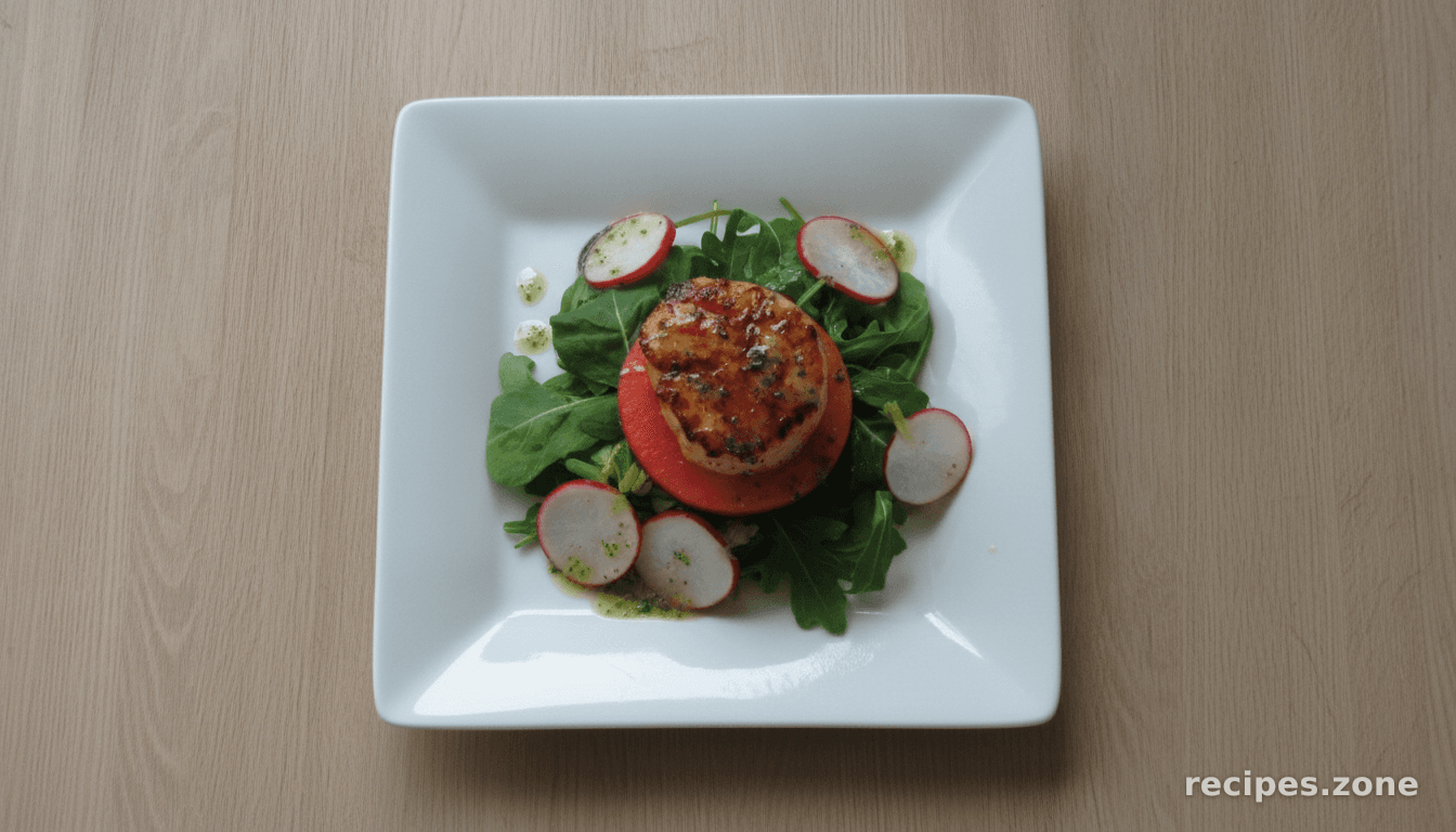 Seared Scallop and Watermelon Salad With Sparkling Mint Vinaigrette