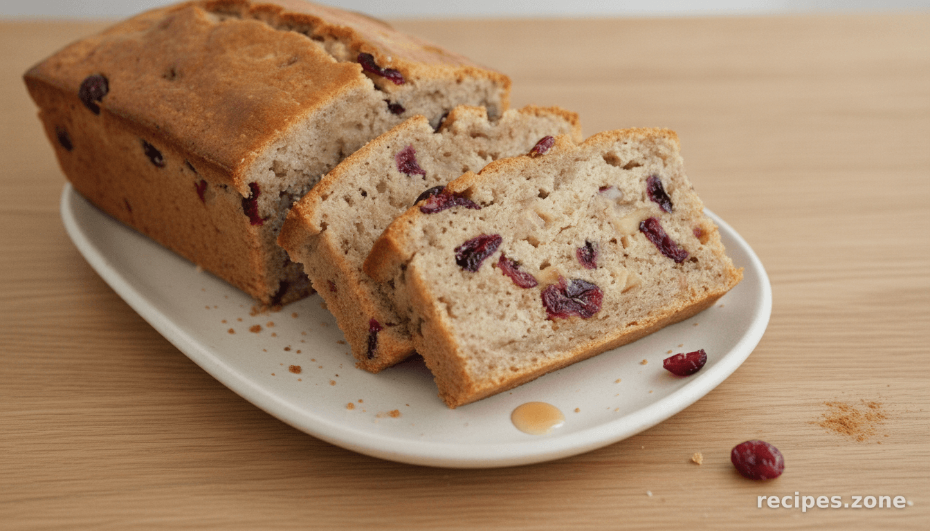 Banana, Cranberry and Apple Bread