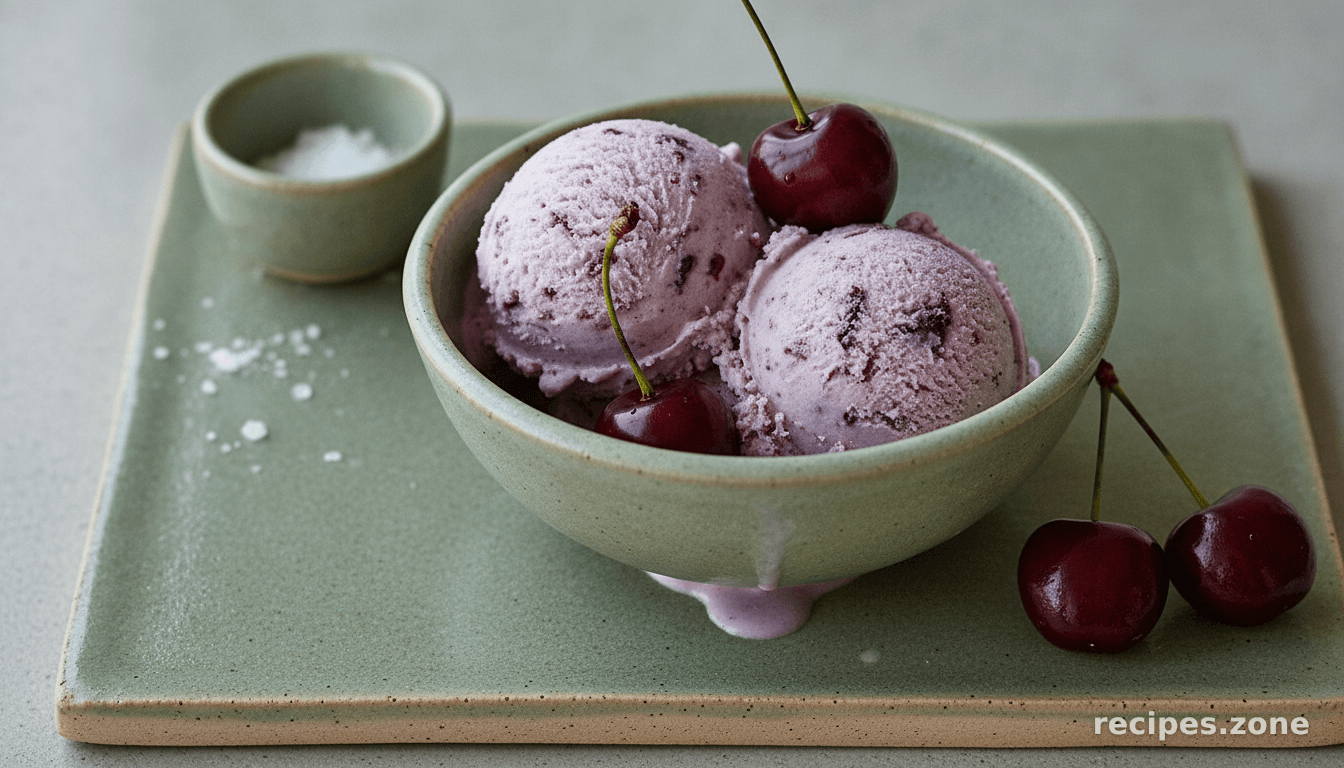 Cherry ice cream