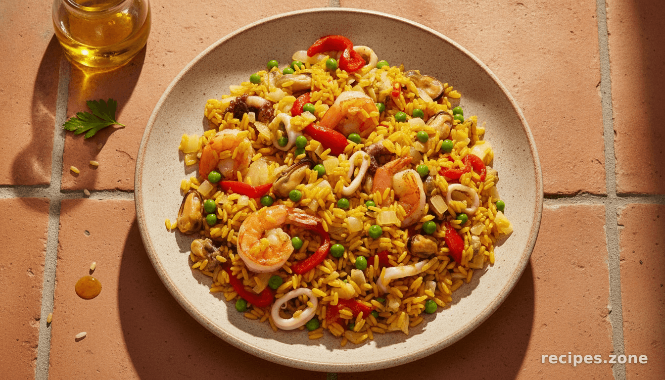 Seafood rice