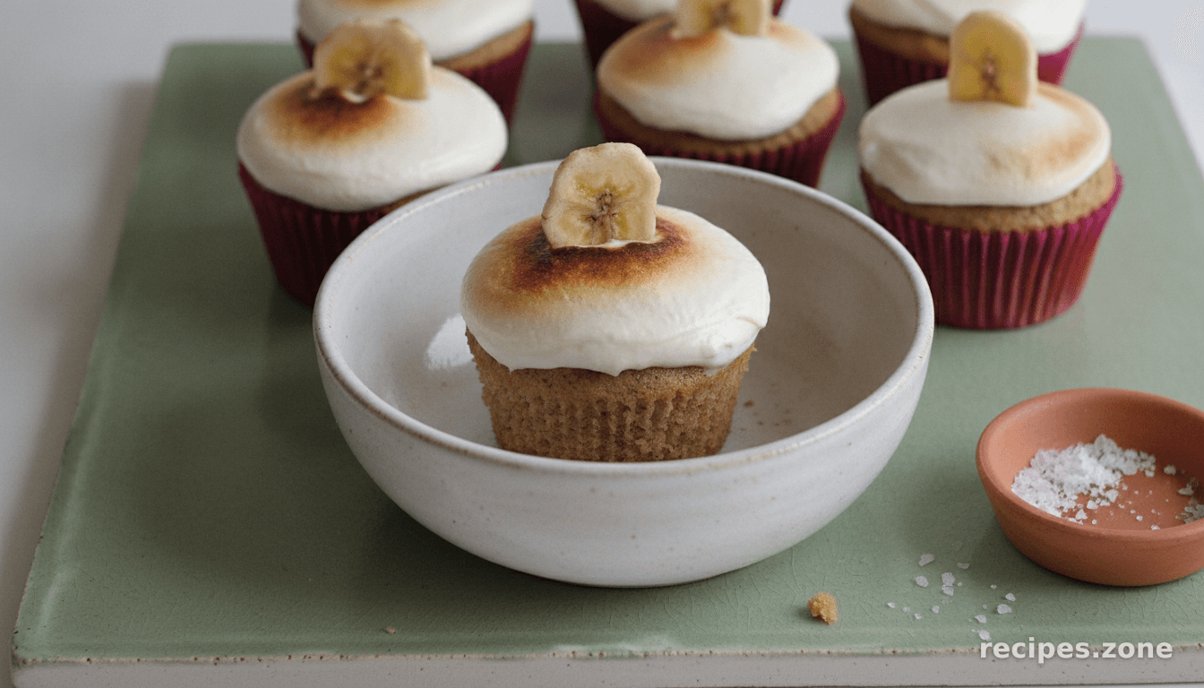 Banana Peanut Butter Cupcakes