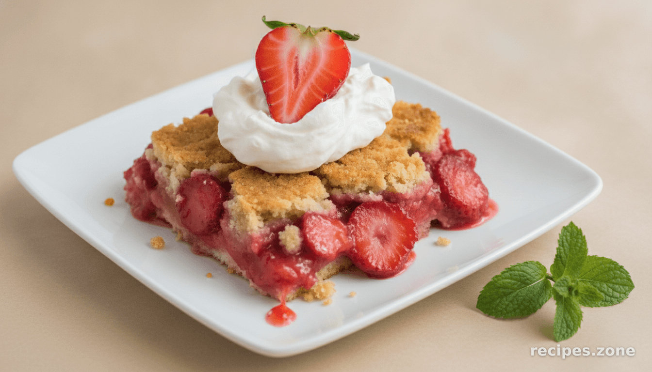 Easy Strawberry Dump Cake