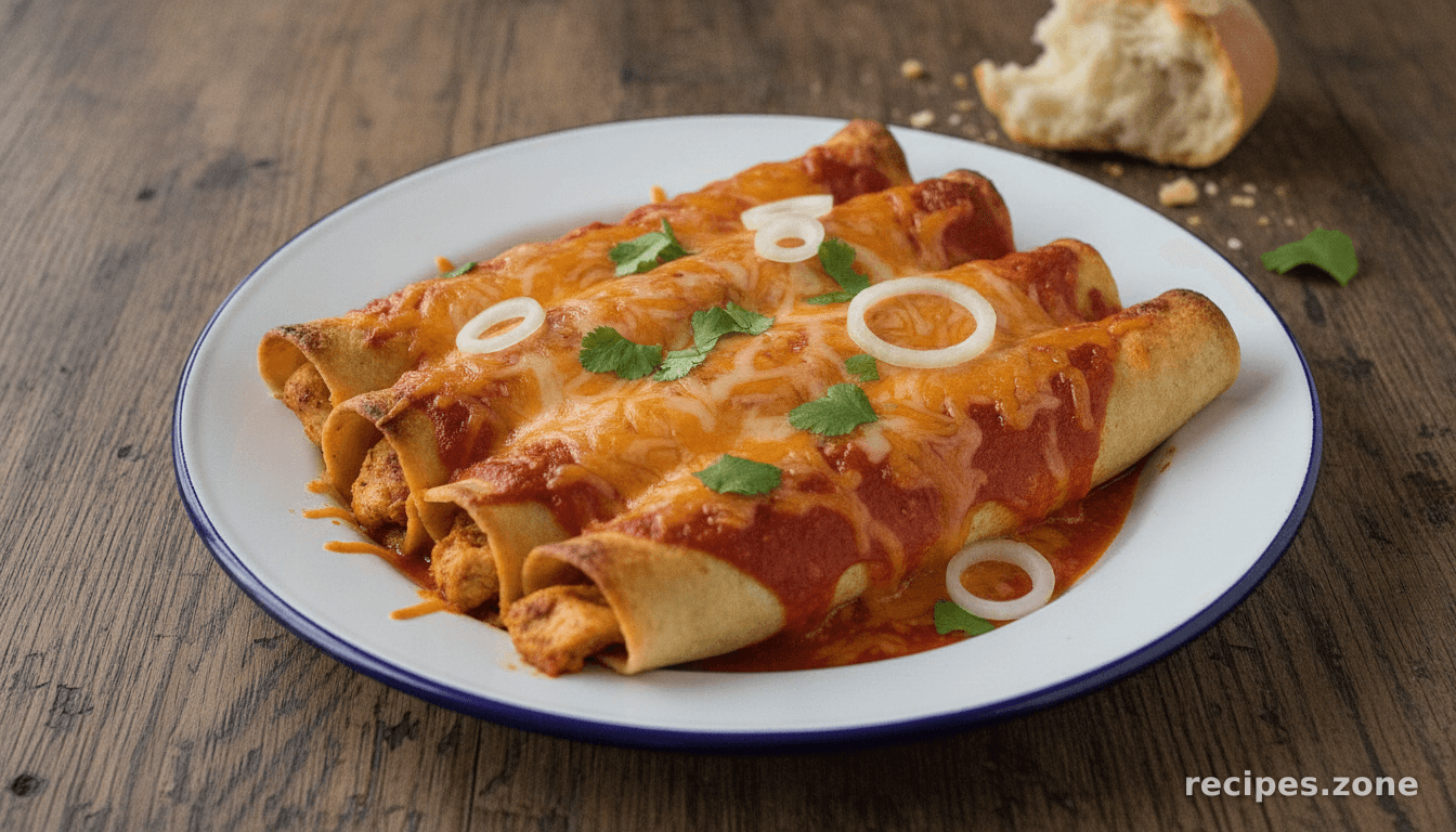 Authentic Chicken Enchiladas