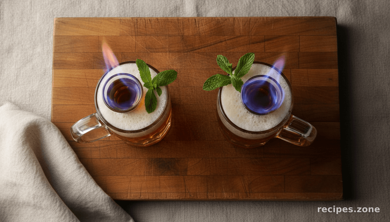 Flaming Dr. Pepper