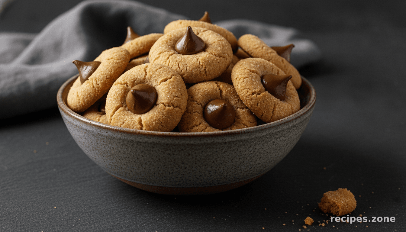 Peanut Butter Kisses Cookies