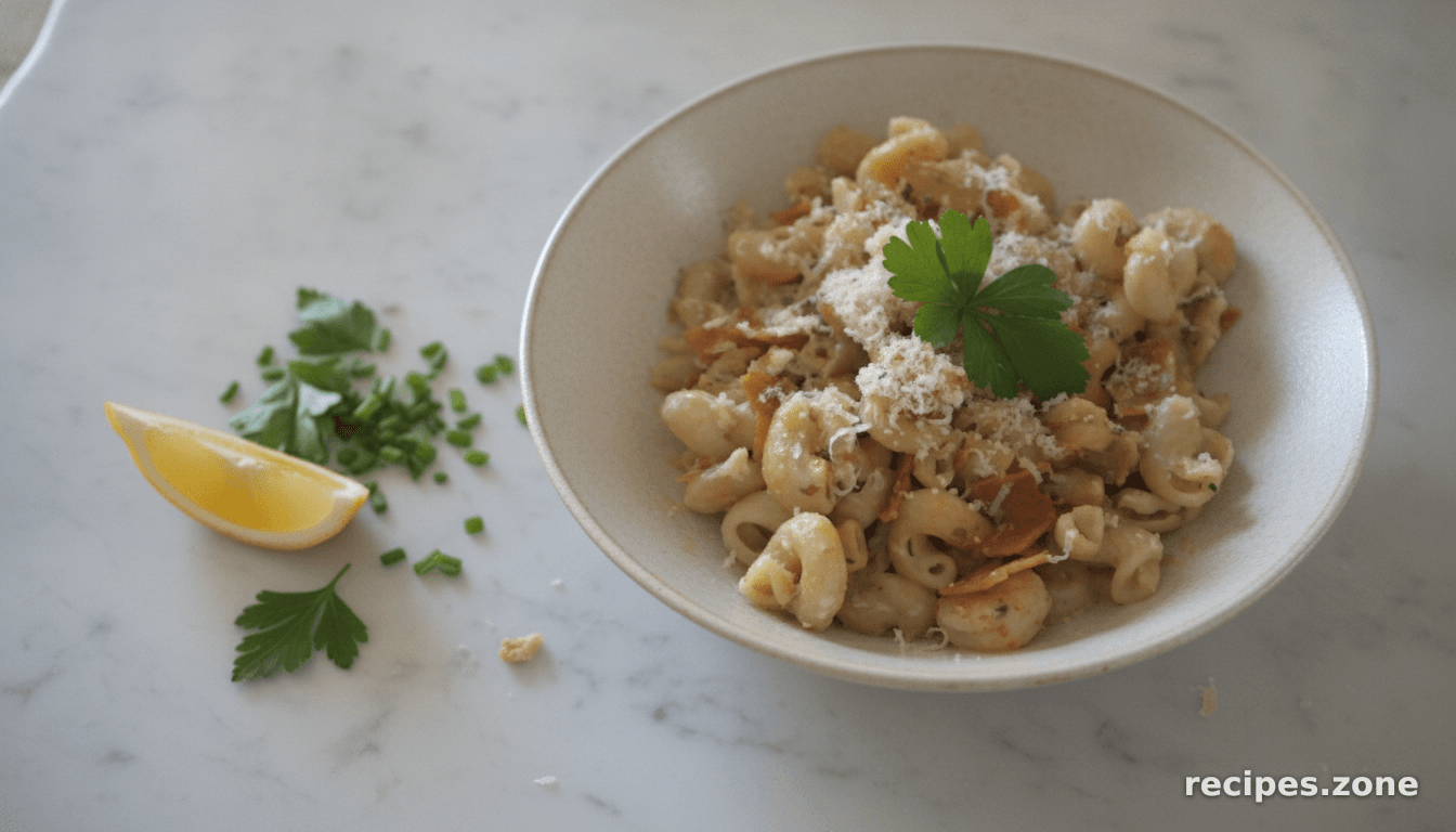 Penne With Shrimp and Herbed Cream Sauce