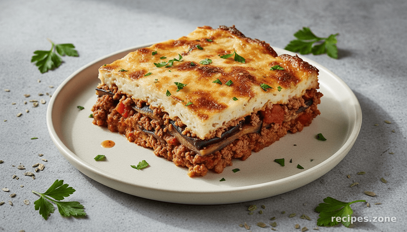 Gluten-Free Lamb Moussaka