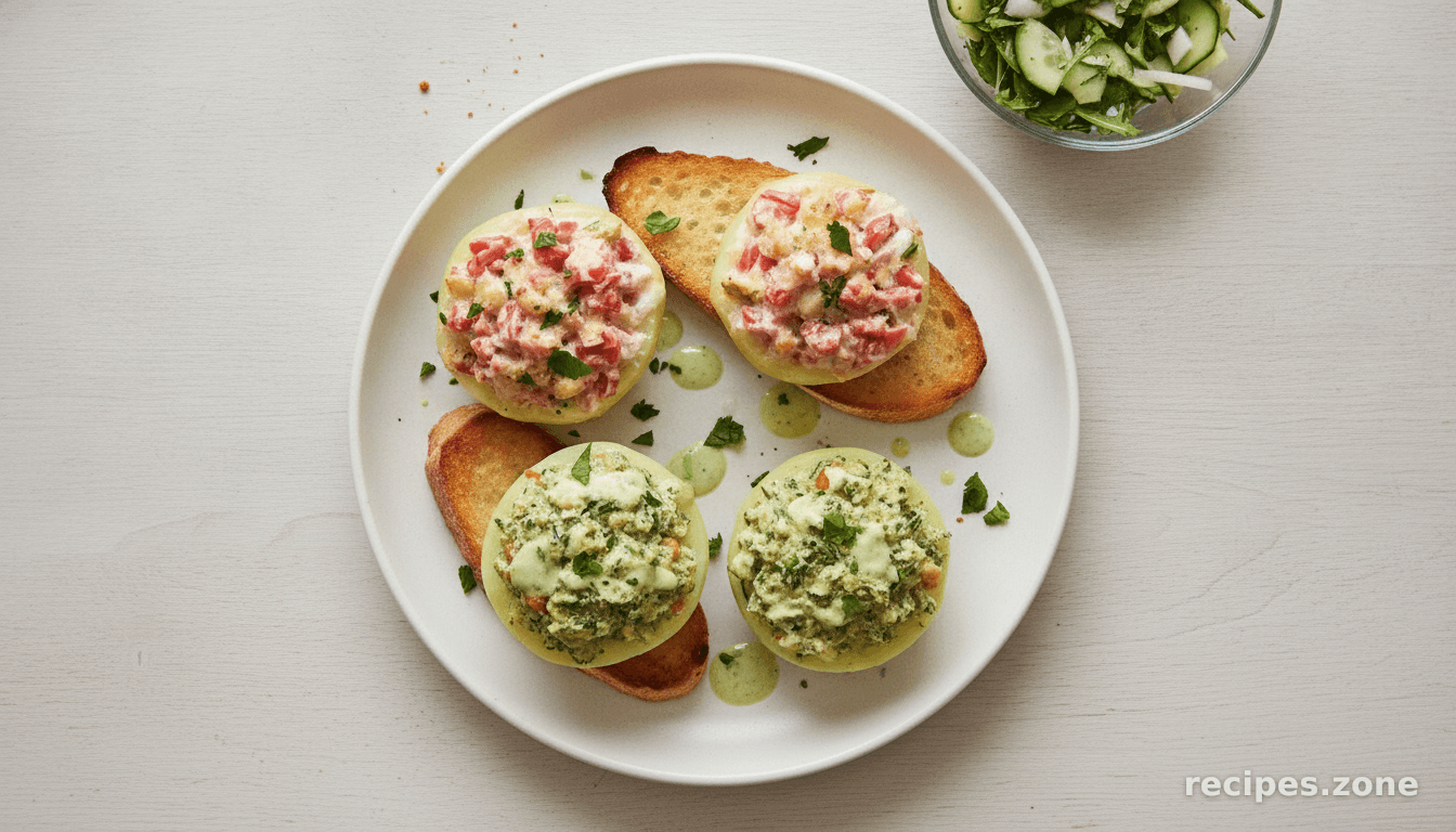 Stuffed Kohlrabi, Two Ways