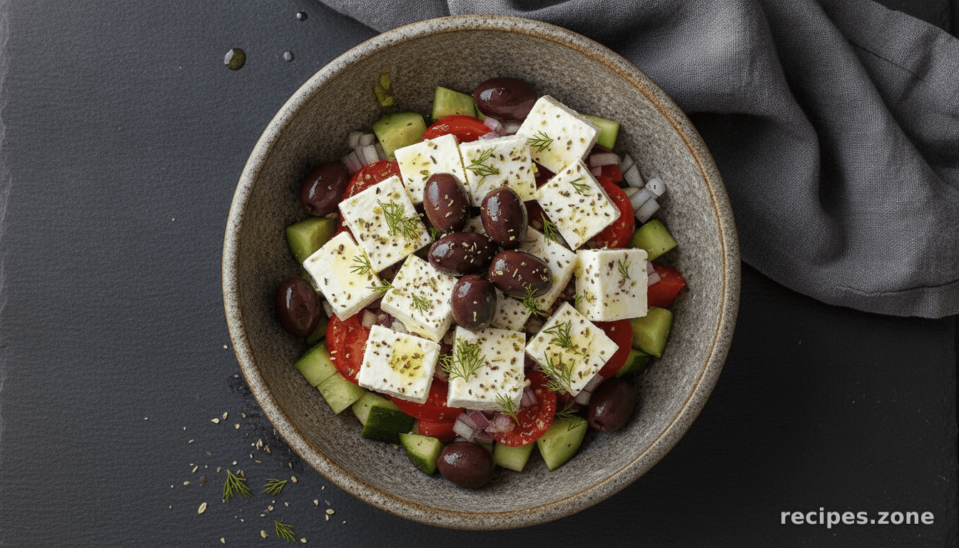 Layered Greek Salad