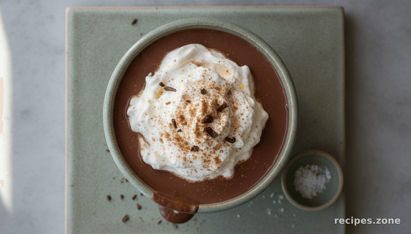Cinnamon Vanilla Hot Chocolate