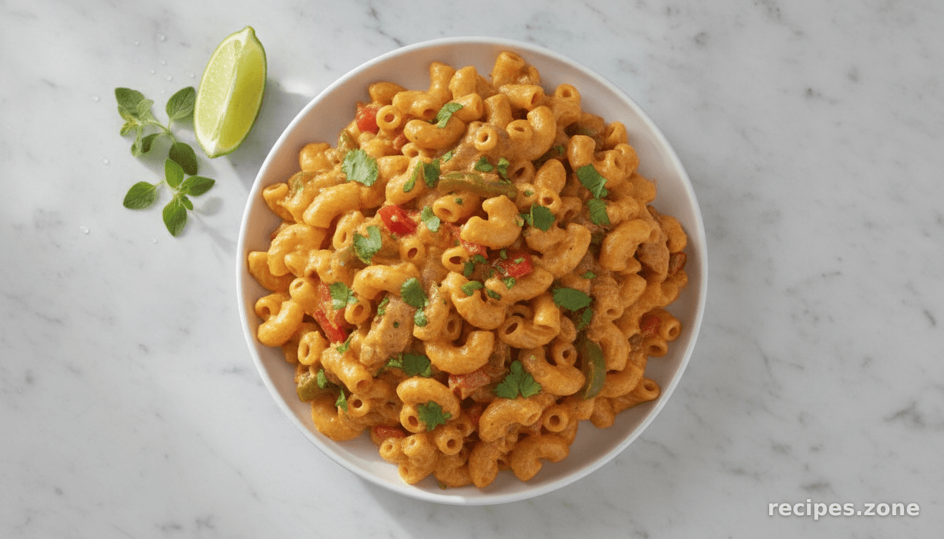 Chicken Fajita Mac and Cheese