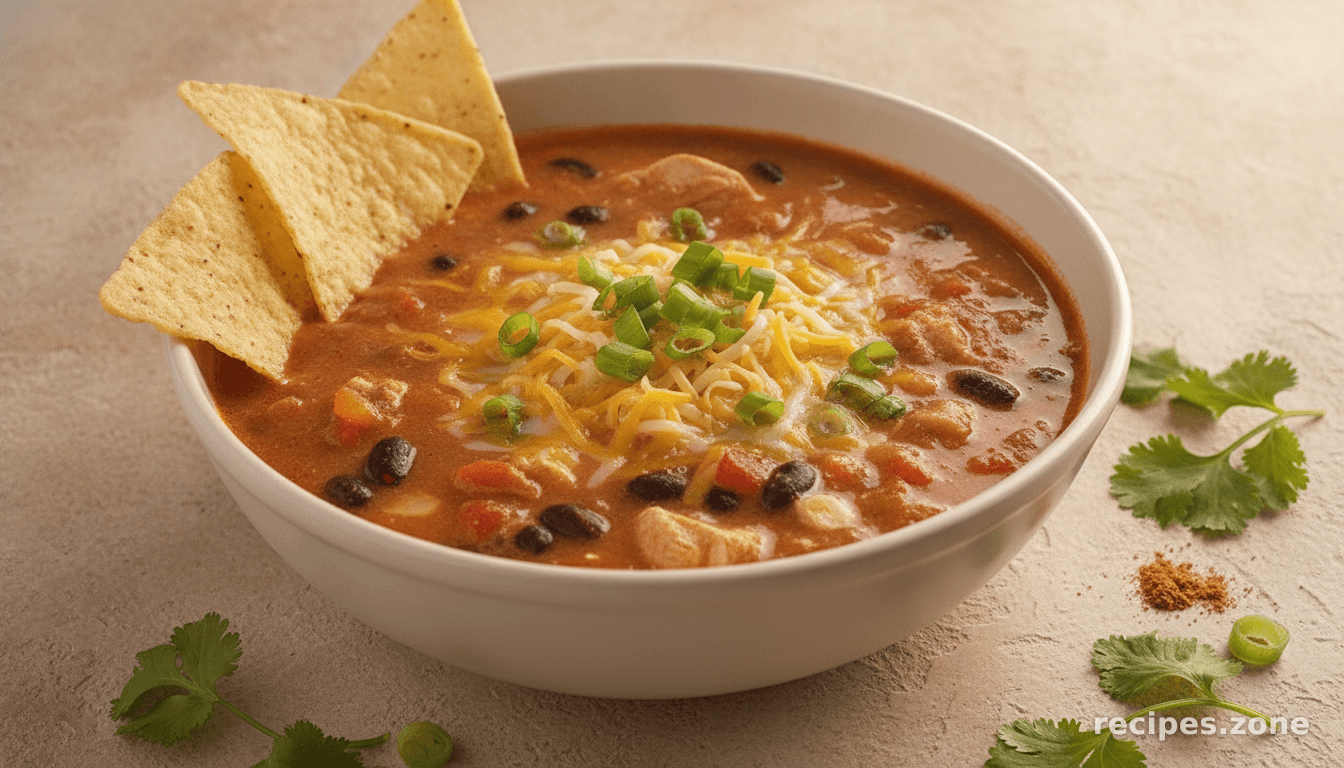 Quick Chicken Enchilada Soup