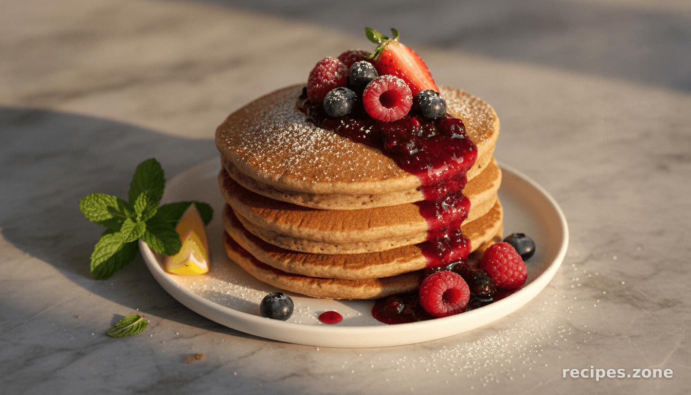 Fluffy Spelt Pancakes