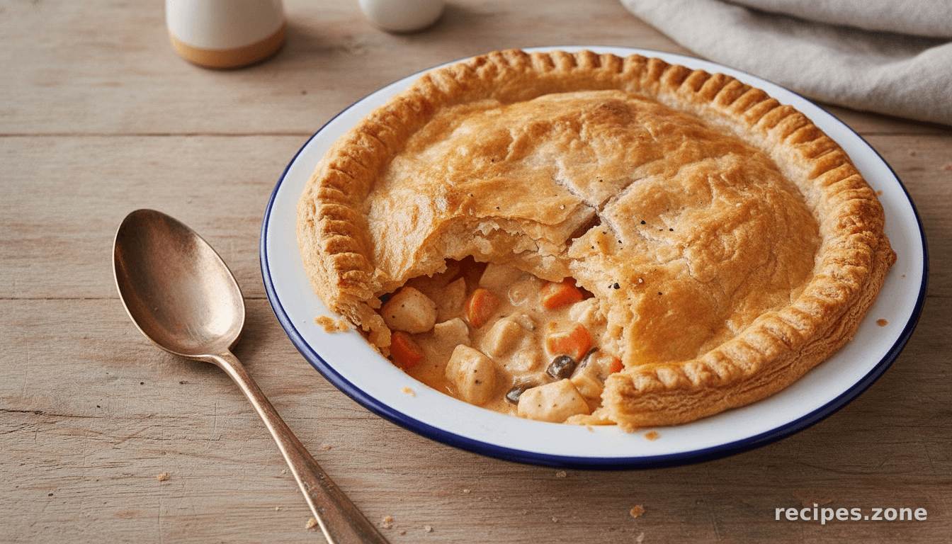 Spanish chicken pie