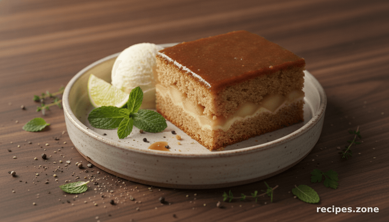 Apple Cake With Caramel Brown Sugar Glaze