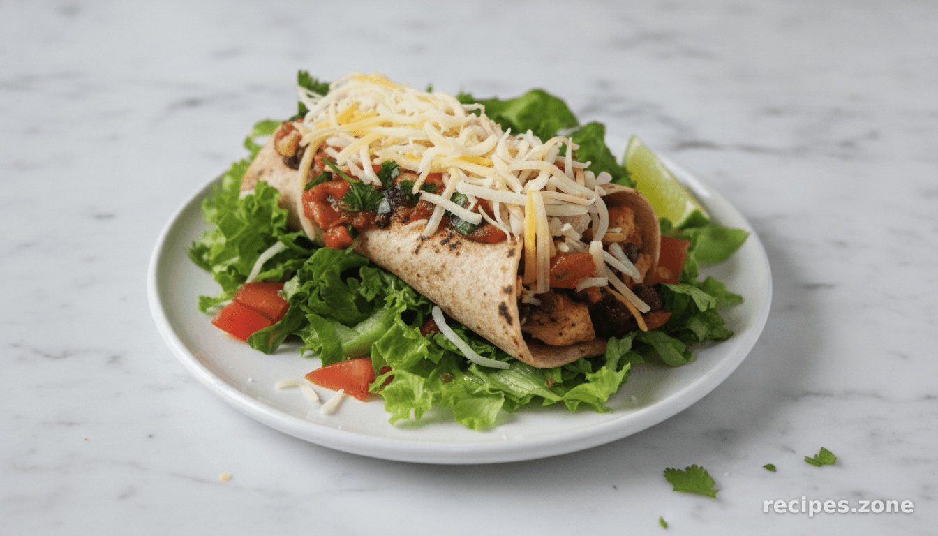 Chicken and Black Bean Burritos