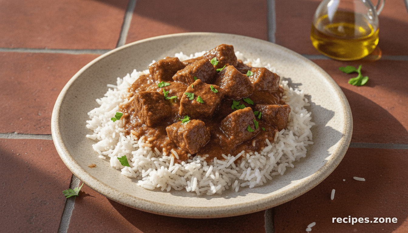 Easy Instant Pot Beef Tips and Rice