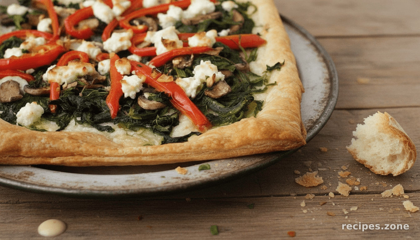Vegetable Tart With Goat Cheese