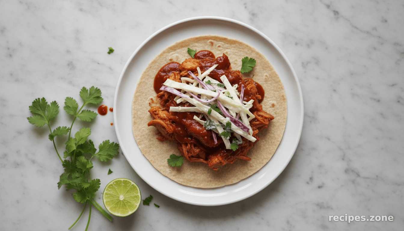 Pork Carnitas with Chipotle BBQ Sauce and Slaw