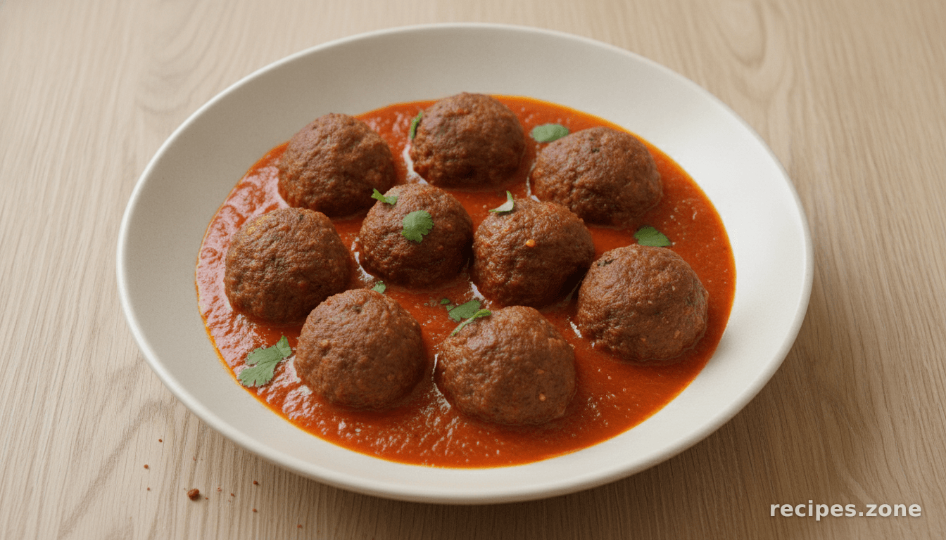 Kofat Curry/meat Ball Curry