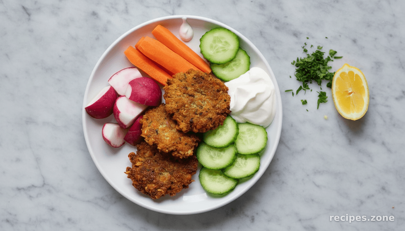 Carrot and Bean Fritters