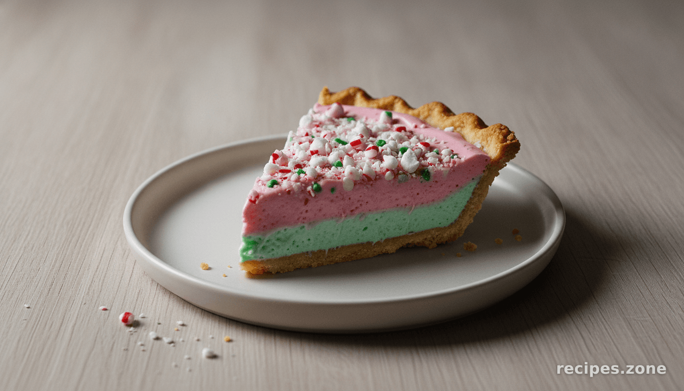 No Bake Peppermint Pie