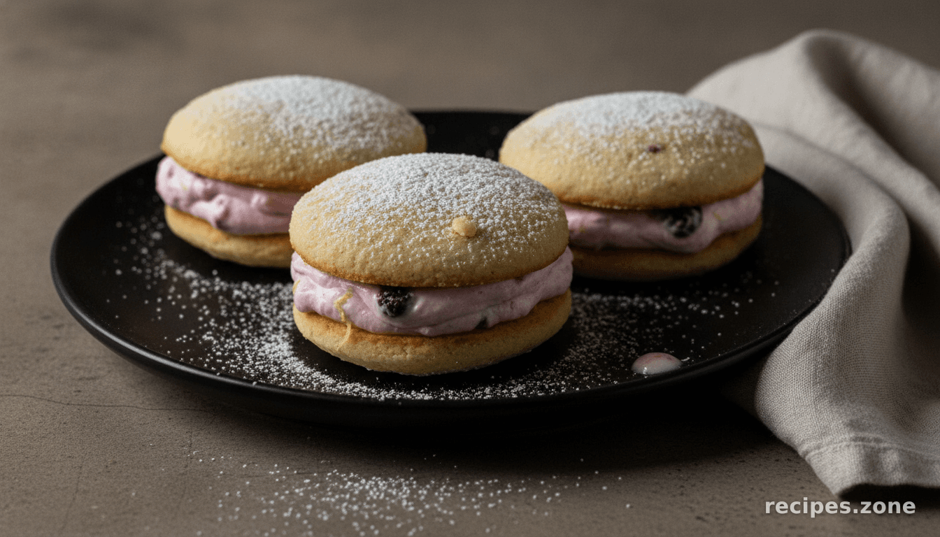Blackberry-Lemon Whoppie Pies