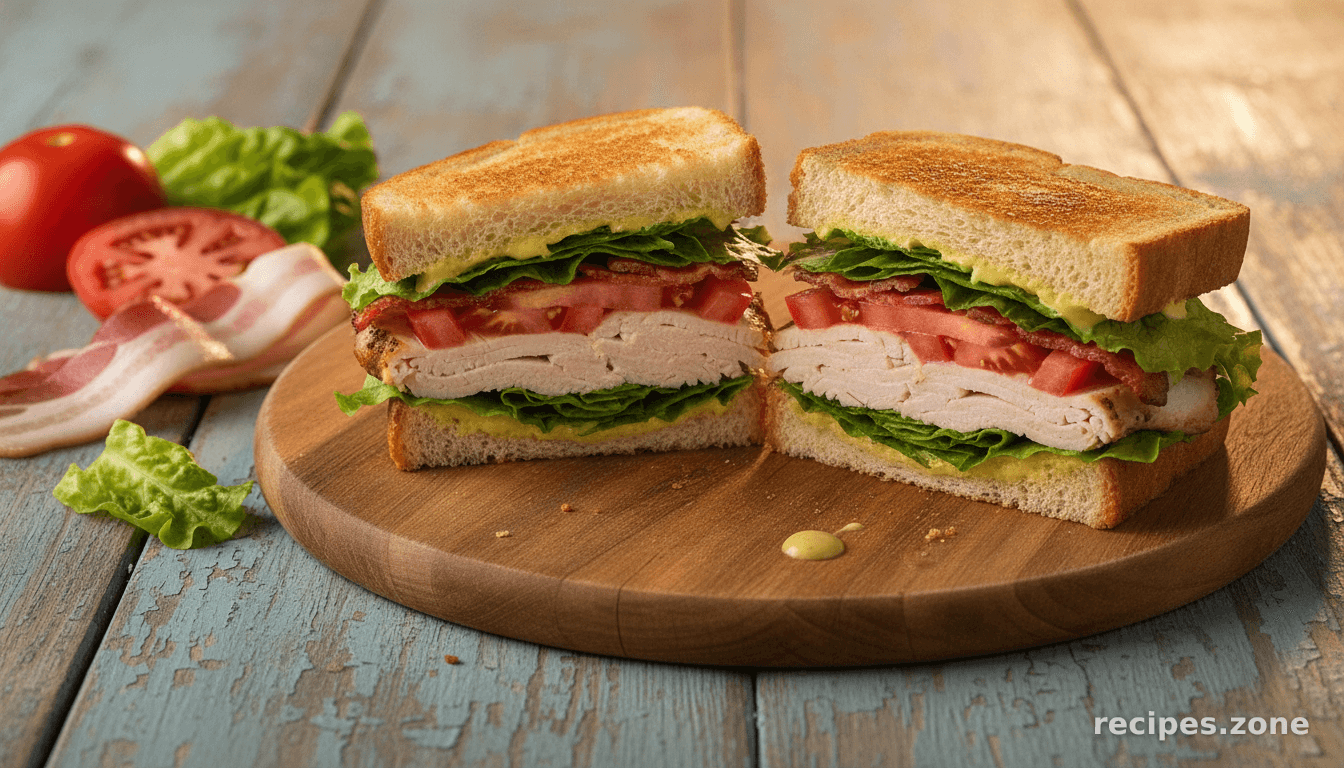 Turkey BLT with Creamy Dijon Mustard