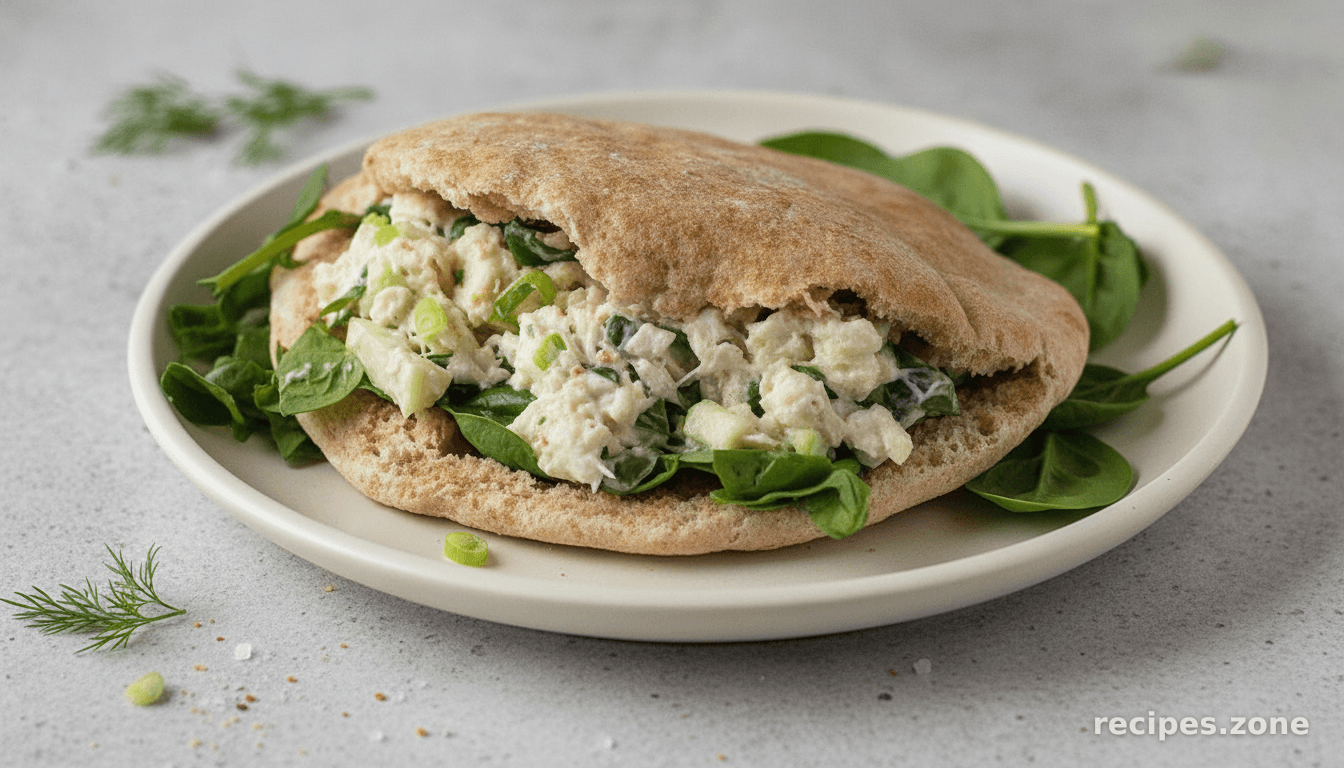 Crab Salad Stuffed Pita Pockets