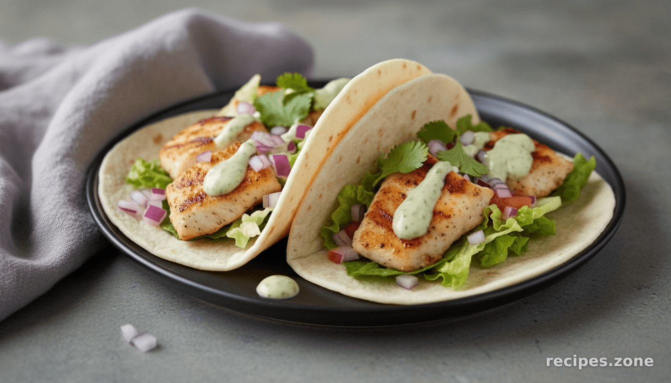 Cilantro Lime Fish Tacos