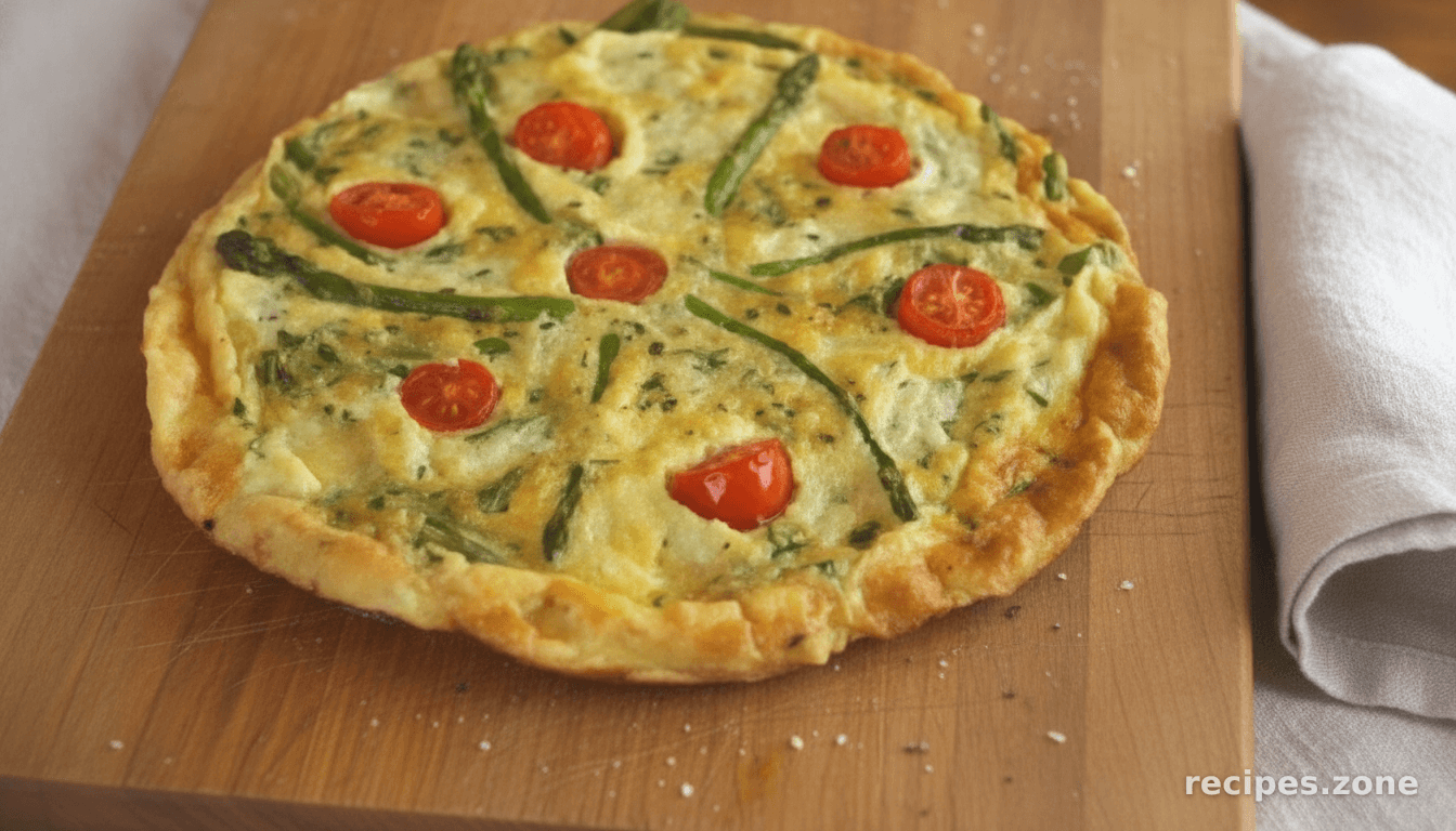 Asparagus and Asiago Frittata