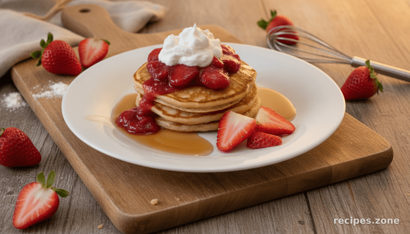 Strawberry Shortcake Pancakes