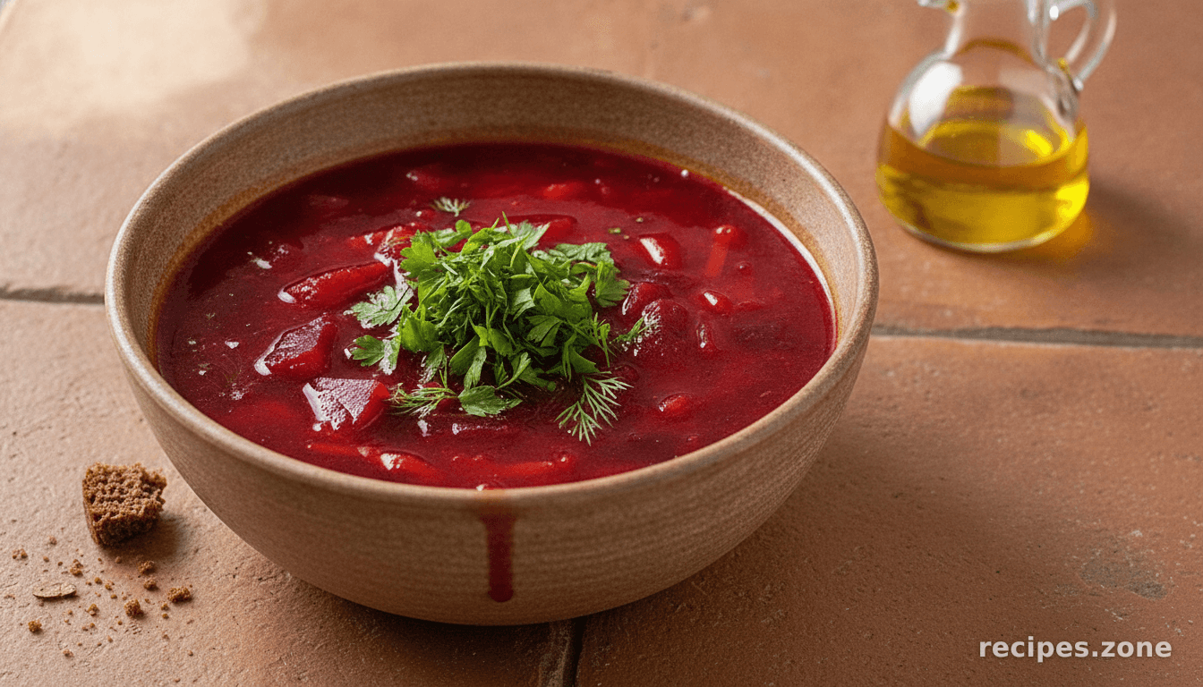Vegan Beet Borscht