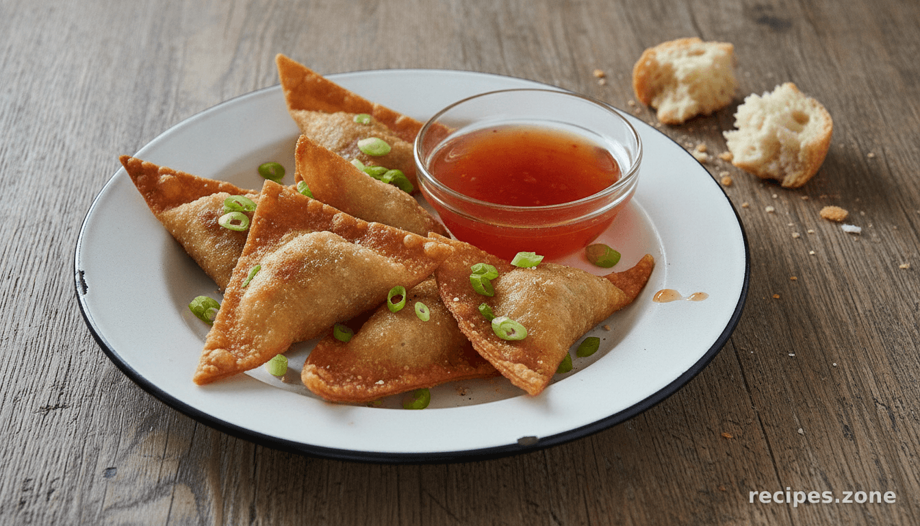 Vegetable Fried Wontons