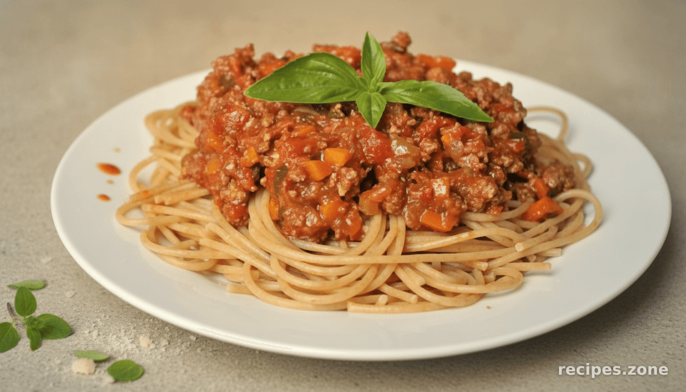 Spaghetti With Bolognese Sauce