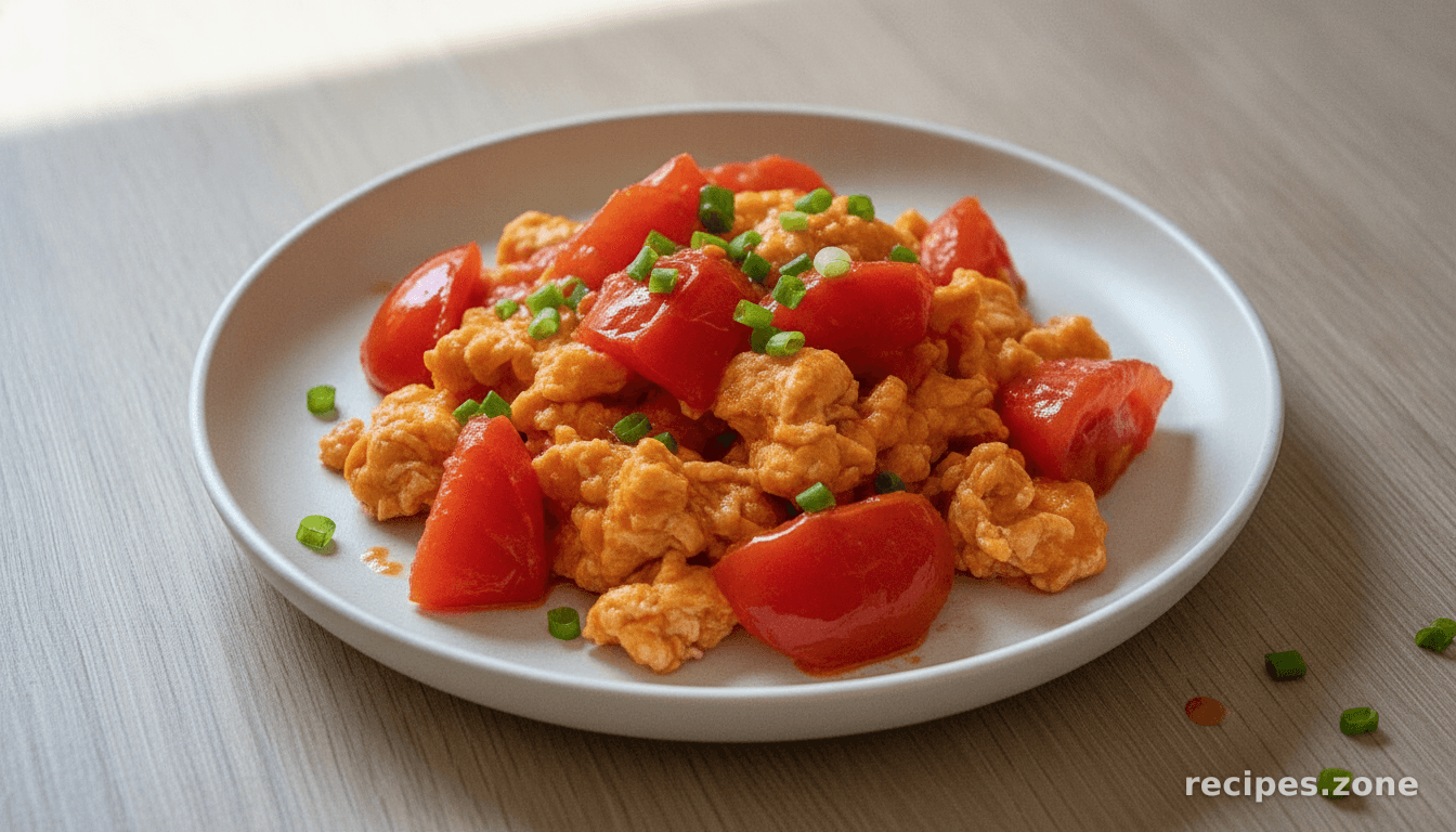 Chinese Tomato Egg Stir Fry