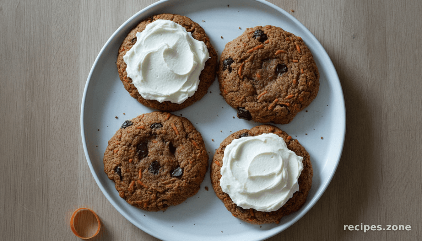Carrot Raisin Chocolate Chip Cookies