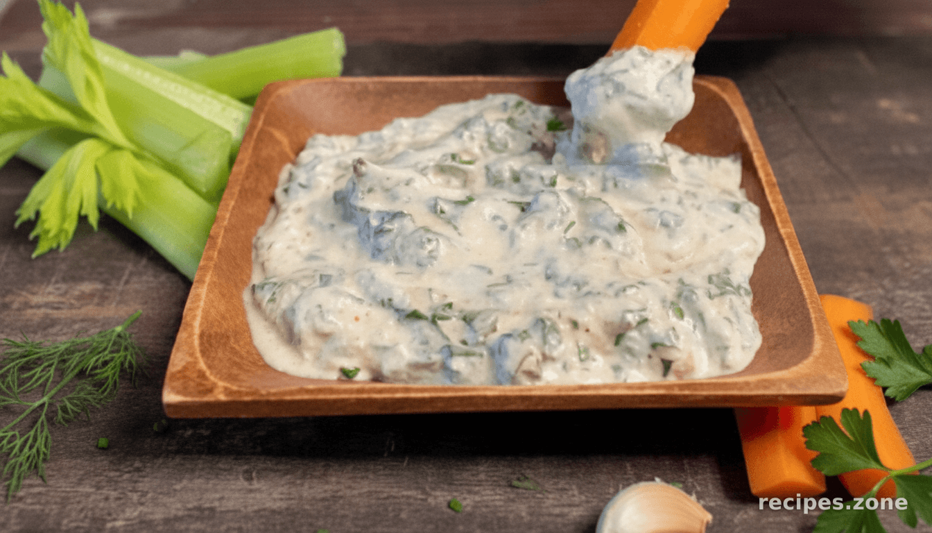5-minute Ricotta Garlic Herb Dip