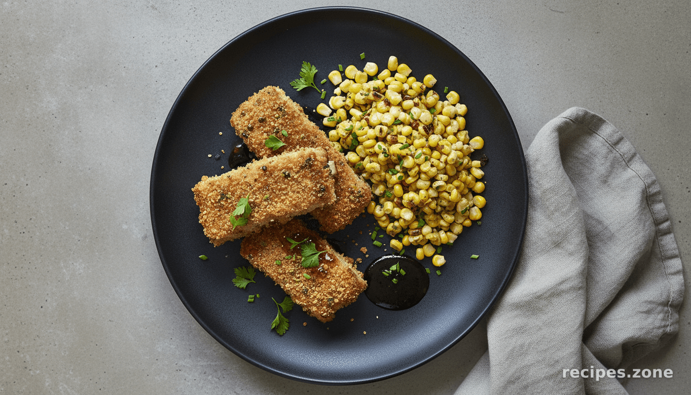 Cornmeal and Green Peppercorn Crusted Spareribs