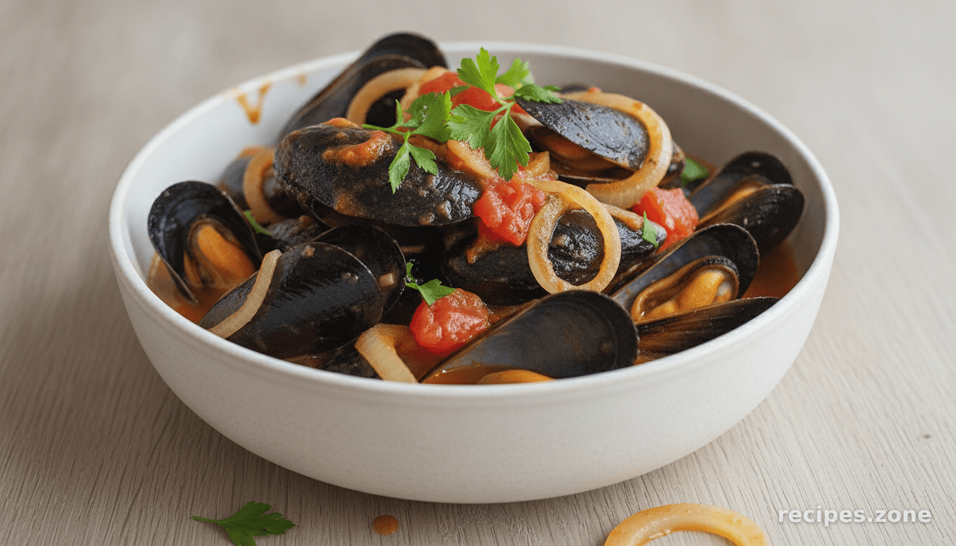 Mussels With Tomatoes and Fennel
