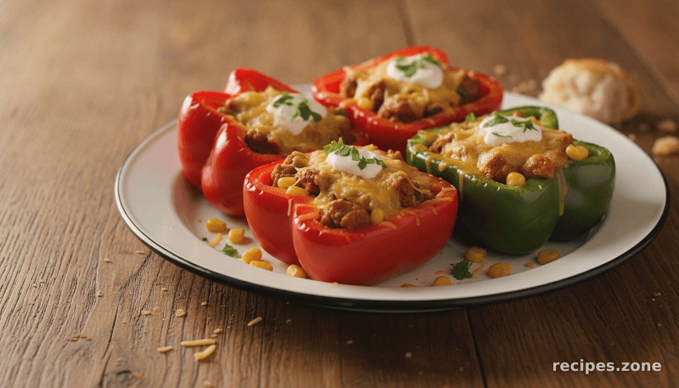 Chicken Fajita Stuffed Bell Pepper