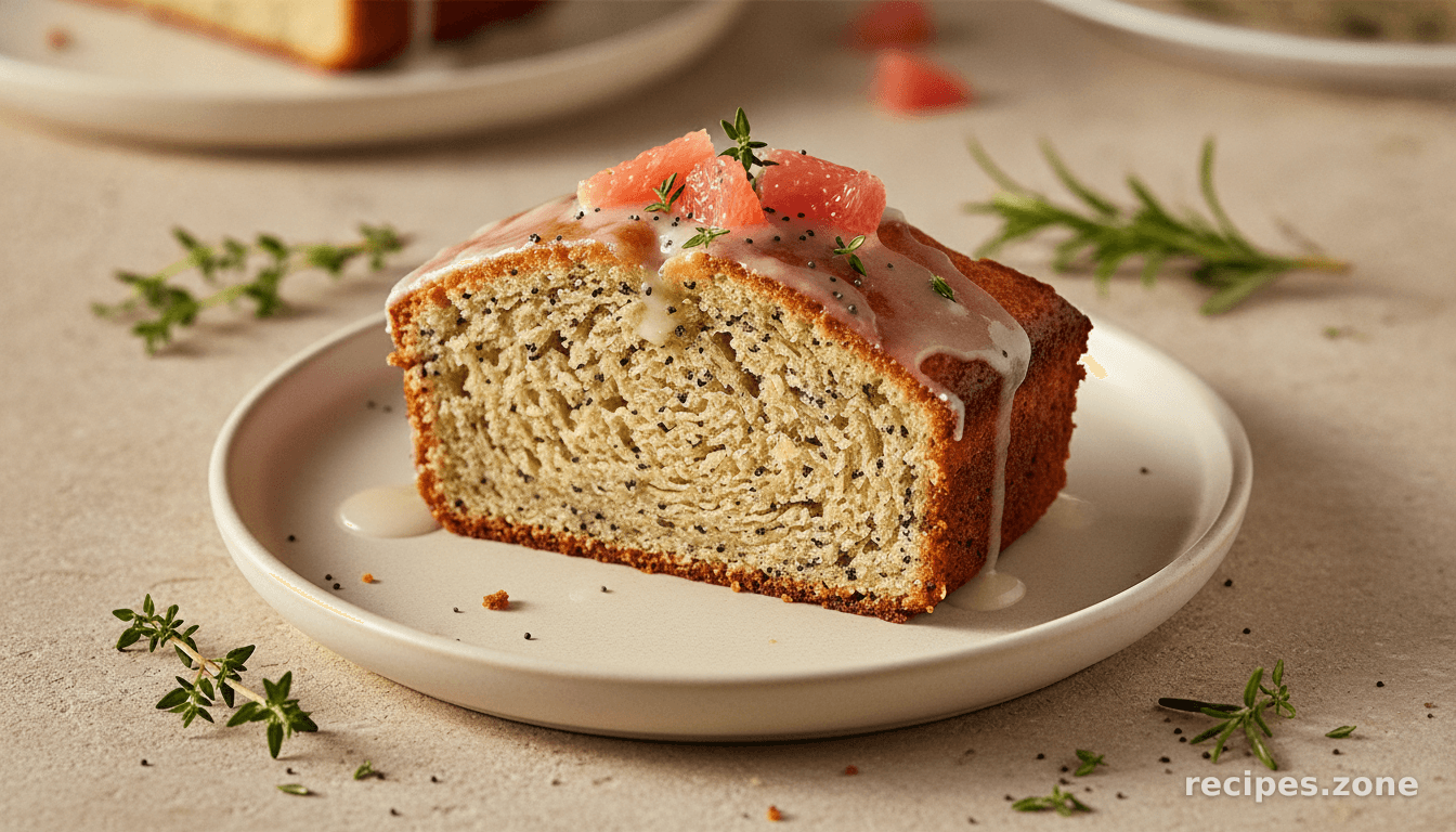 Grapefruit Poppy Seed Bread