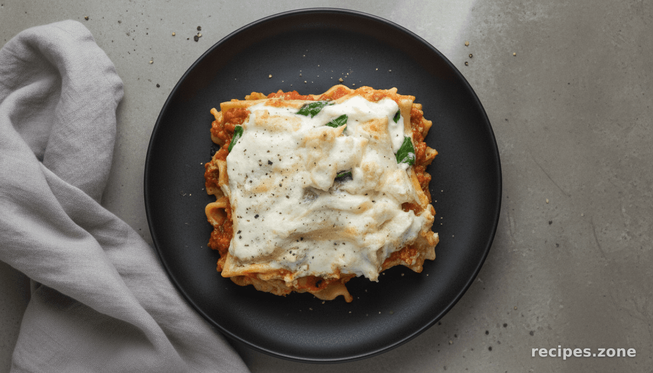 Gluten And Dairy Free Alfredo Lasagna